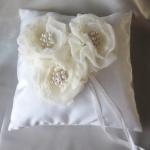 Stardust Wedding Ring Pillow - Ivory (available In..