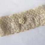 Simply Chic Bridal Garter - Champagne