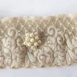 Simply Chic Bridal Garter - Champagne