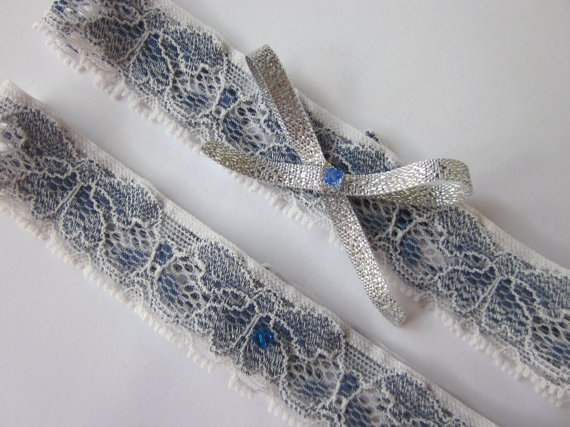 Bridal Garter Set - Betty Something Blue - Special For Limited Time Only 15% Off