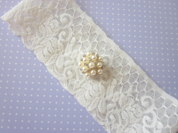 Bridal Garter Set - Simply Chic - Ivory Or Champagne