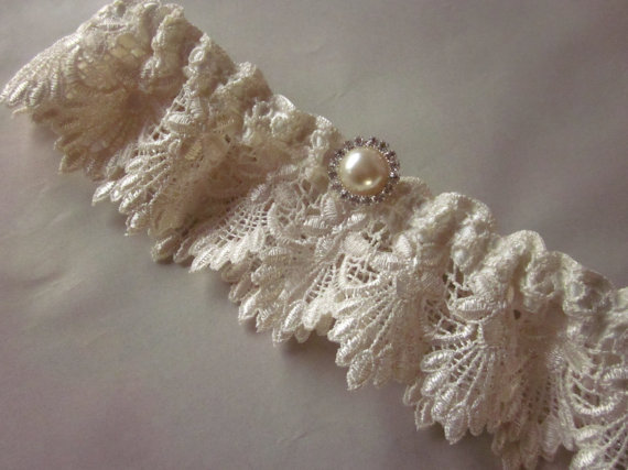 Bridal Garter - 2012 Range - Vintage Inspired Garter Set - Only Available In Ivory, White Or Black Until Further Notice